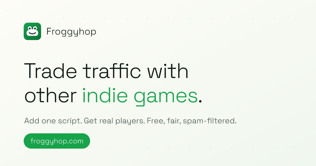 I was lucky enough to reach a meaningful audience with my daily games, and I know how hard that is.  logo